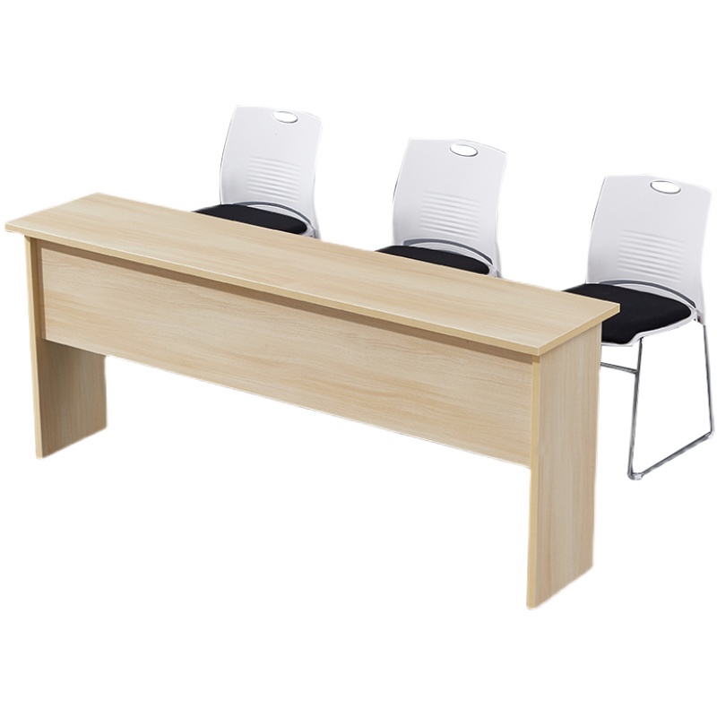 培训会议室桌椅长条形桌子米人办公桌会场演讲发言台