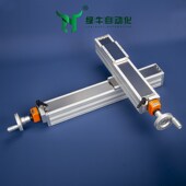 手摇模组手动滑台十字钢带全封闭型丝杆数显器微调微型NN