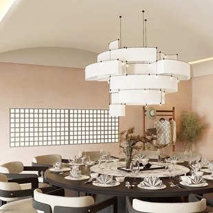 包厢吊灯新酒店宴会厅饭店包房雅间大堂会所复式创意吊灯