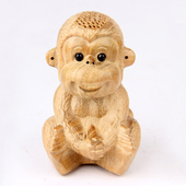 朴器桃木十二生肖精雕鼠牛虎兔龙蛇马羊猴鸡狗猪新现代