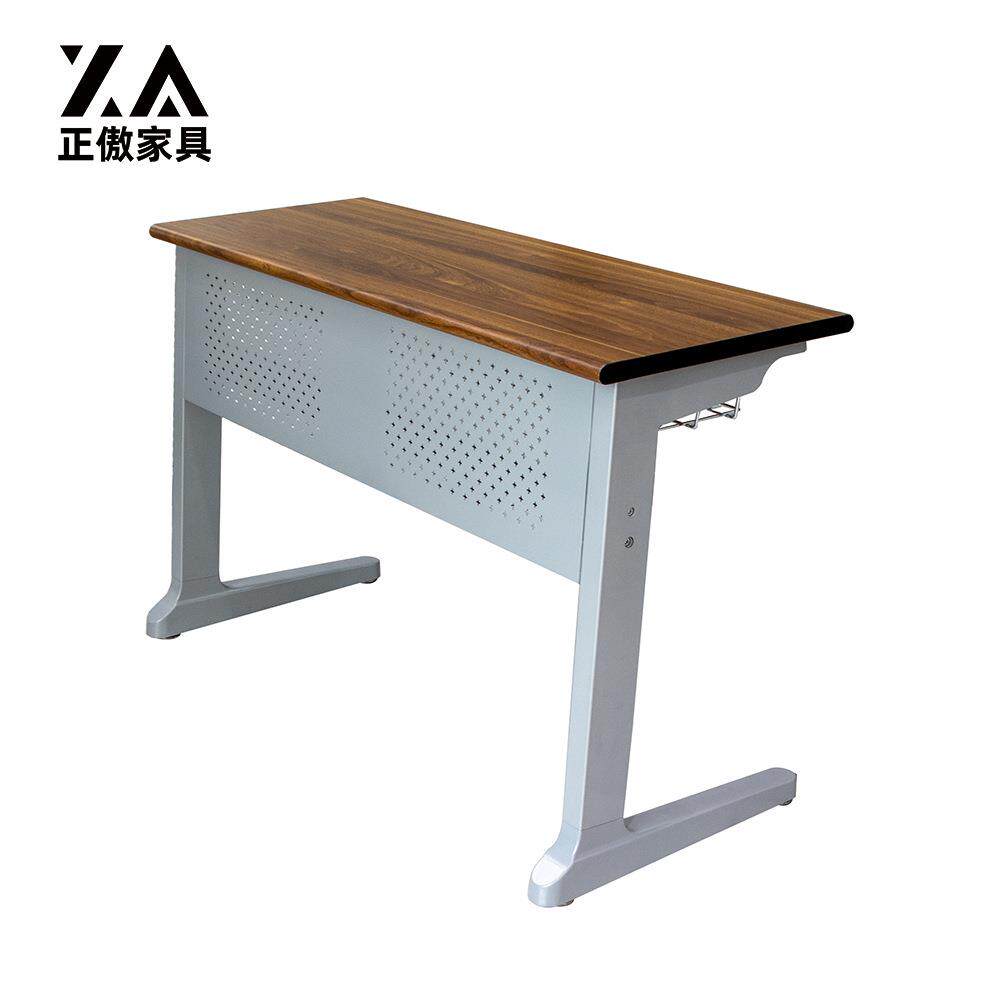 铝合金大学生双人课桌椅书桌多媒体教室培训方便快捷厂家直销