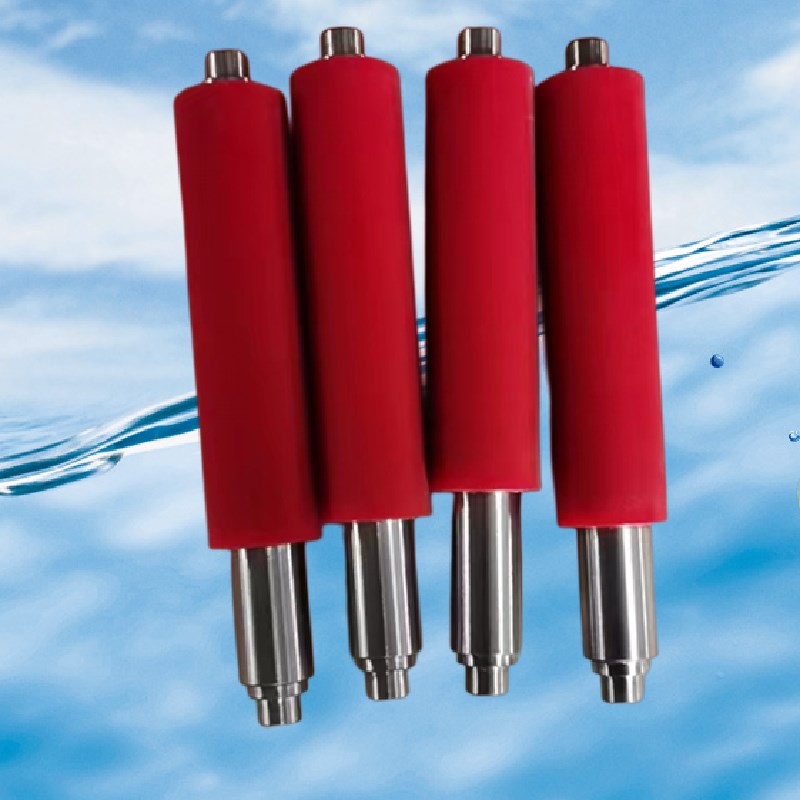 聚氨酯胶辊硅胶橡胶PU包胶滚筒上胶轮旧辊翻新开槽辊光辊厂家定制