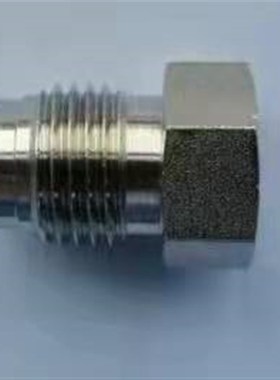 不锈钢316L内螺纹VCR堵头/镀银三件套CAP超纯净精密管Plug堵头1/4