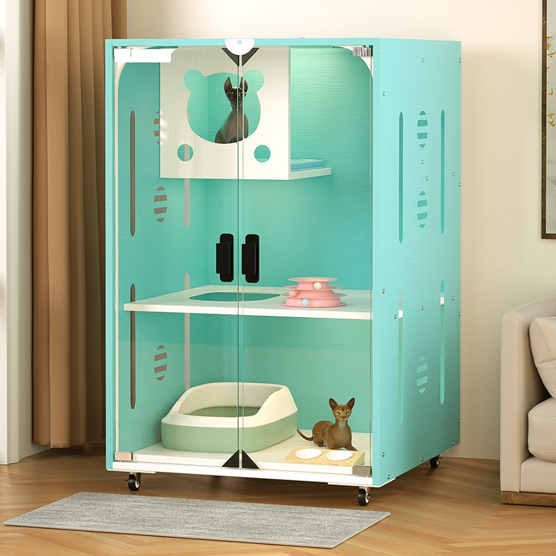 猫别墅家用猫笼子带厕所室内超大自由空间猫柜猫咪猫窝猫舍猫屋,宠物/宠物食品及用品,猫笼子/猫别墅,淘宝优惠券,粉丝福利购,淘宝优惠卷