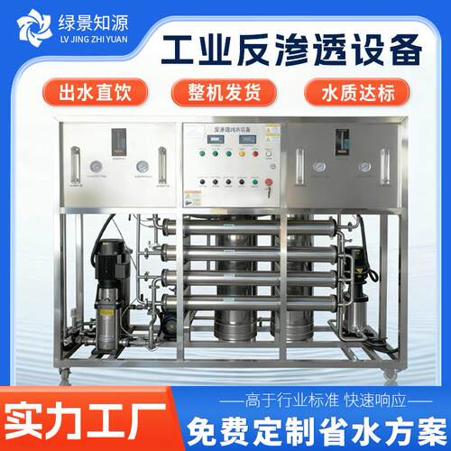 大型净水机反渗透设备双极工业水处理设备去离子直饮超纯水机商用