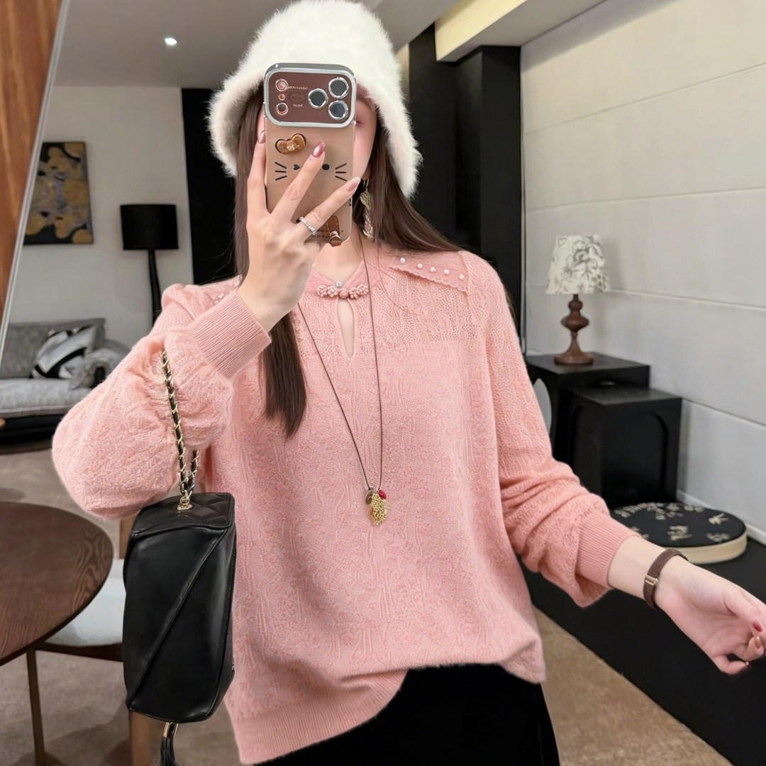 阁脂家新中式女士气质优雅端庄温柔提花旗袍领通勤内搭衬衫2026春,女装/女士精品,大码内搭,淘宝优惠券,粉丝福利购,淘宝优惠卷