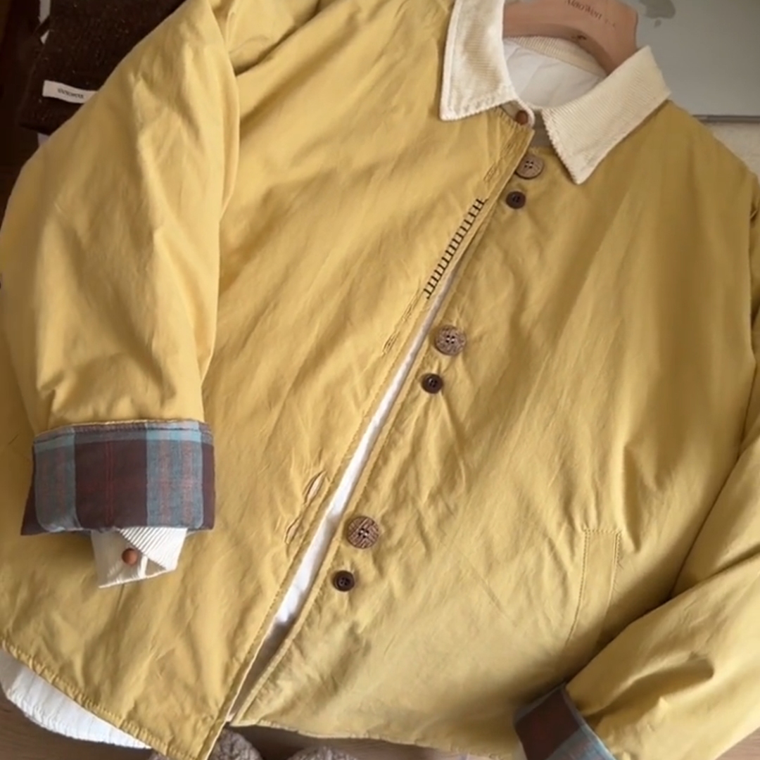 新款洋气独特漂亮宽松保暖棉衣女