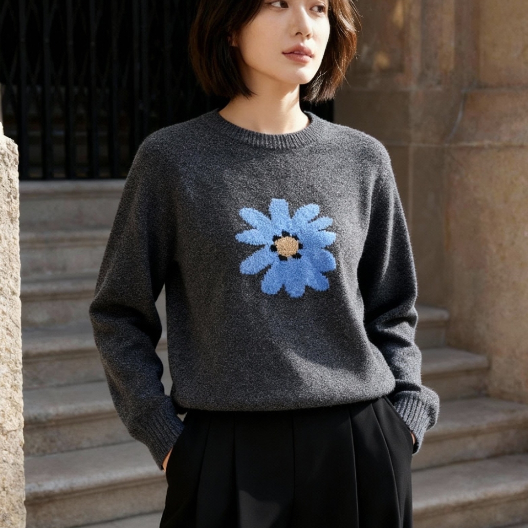 2025冬季新款大码内搭针织毛衣女