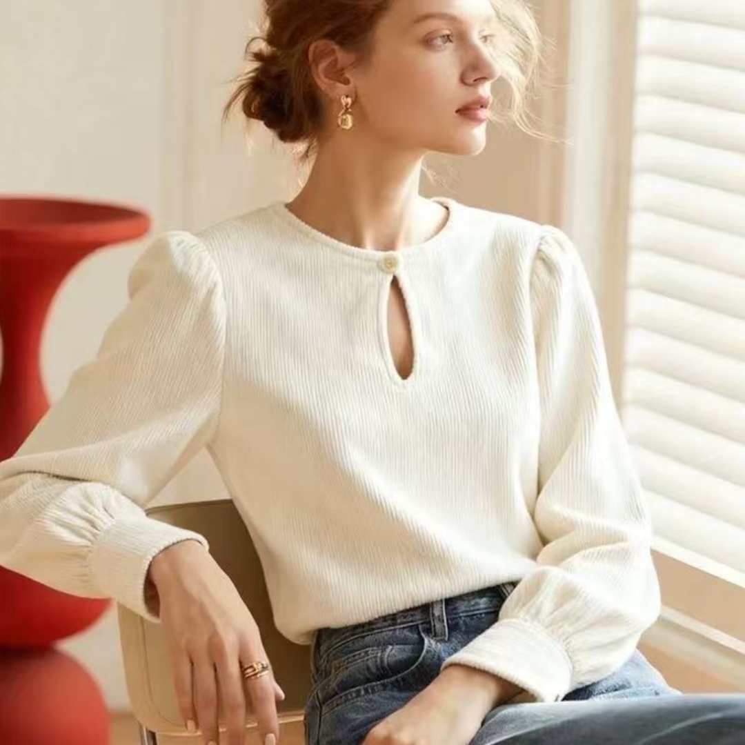 简约内搭白色可外穿小个子上衣女