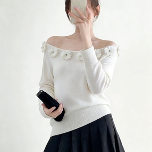 2026春季新款爆款超火纯欲风显瘦针织打底衫设计感小个子洋气上衣
