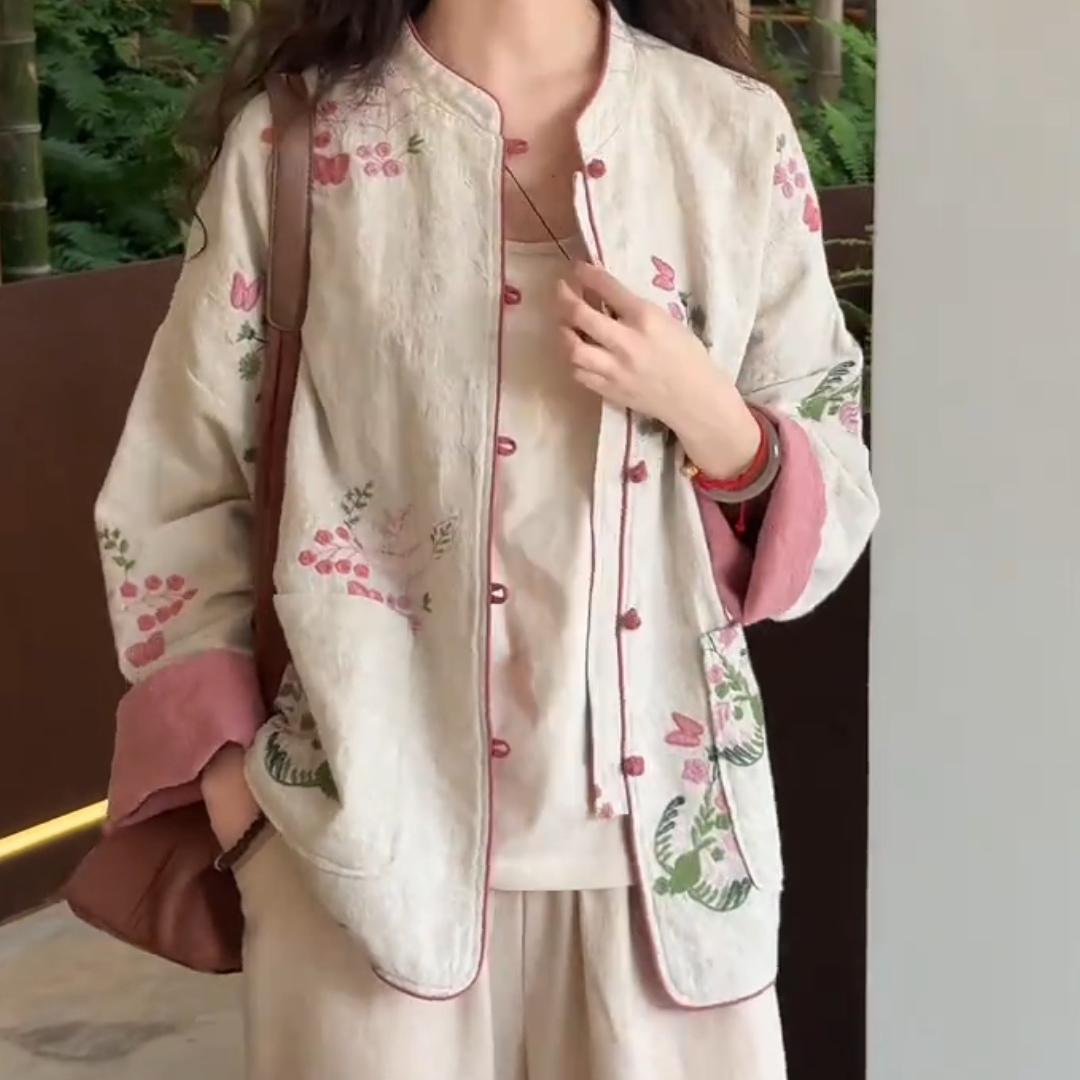 国风新中式复古禅意休闲衬衫外套