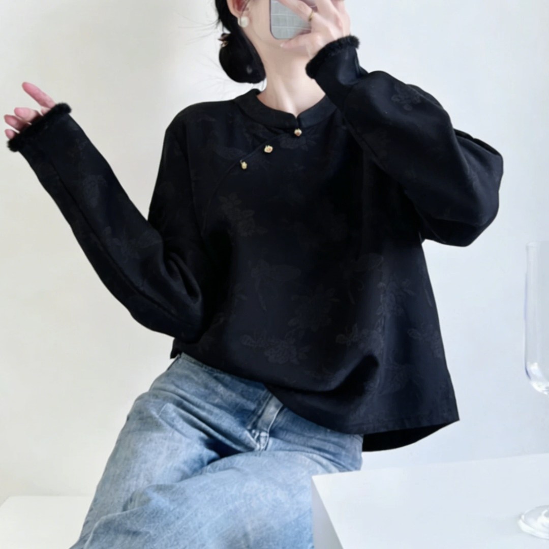 2026新款爆款独特漂亮新中式女装复古高级感国风可外穿内搭打底衫,女装/女士精品,大码内搭,淘宝优惠券,粉丝福利购,淘宝优惠卷