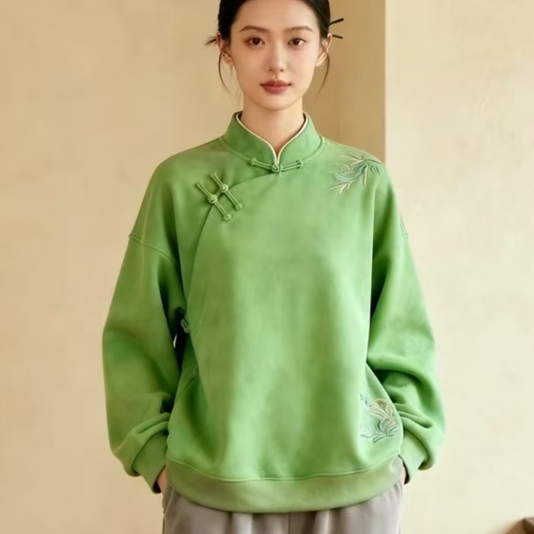 2025春季新款新中式国风上衣女装