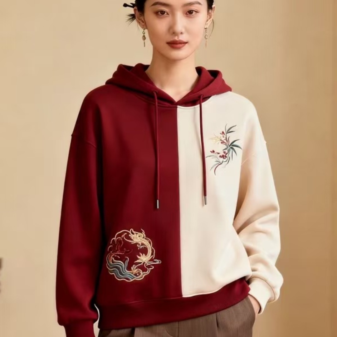 2025春季新款新中式国风复古卫衣