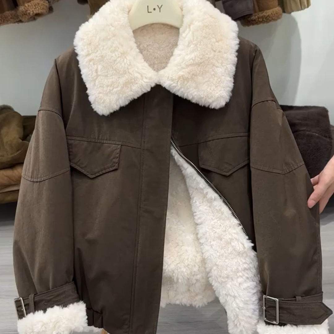 2025冬季新款美拉德色系工装毛衣