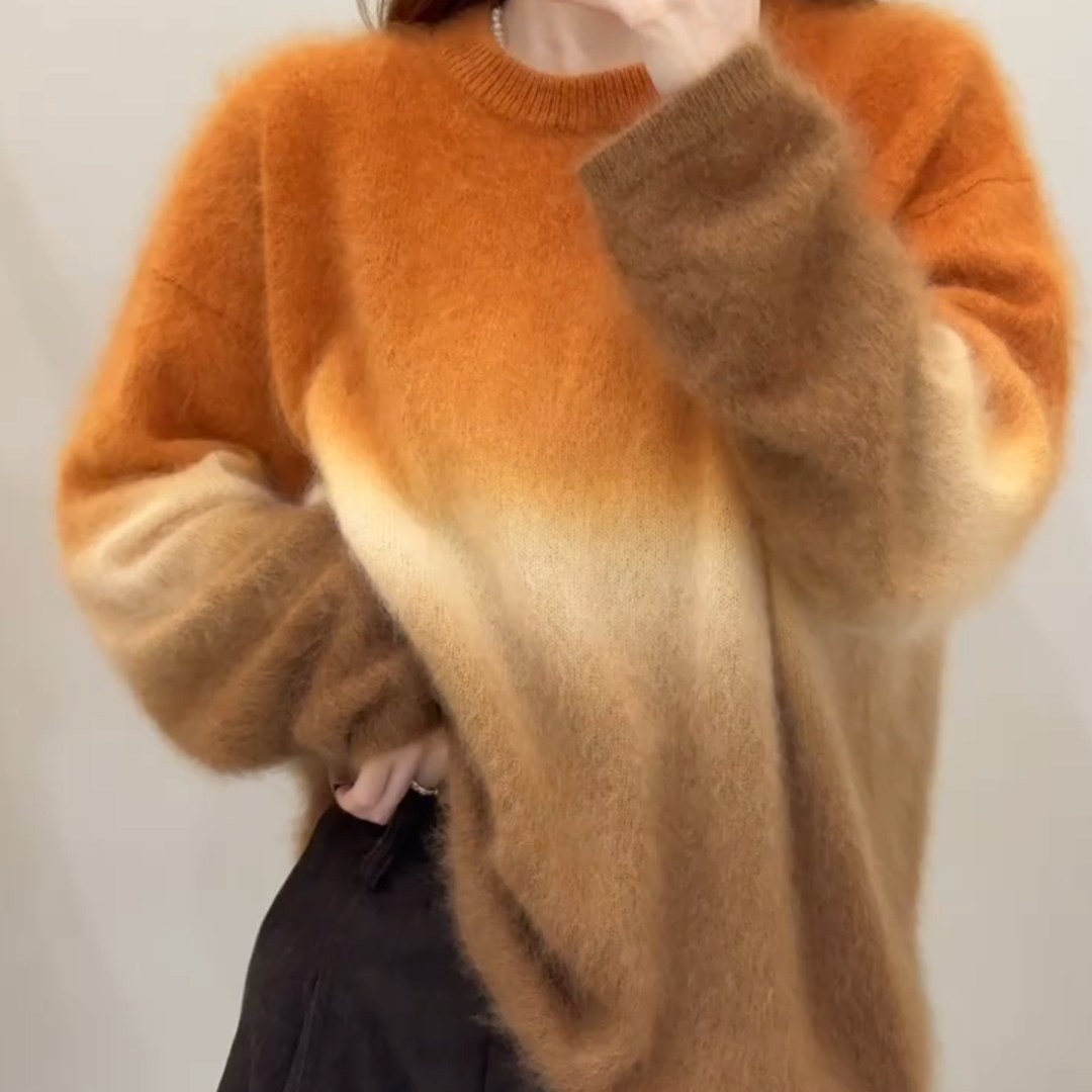 温柔冬日2025新款韩系不挑人巨显白超好看温柔独特软糯宽松毛衣女,女装/女士精品,大码内搭,淘宝优惠券,粉丝福利购,淘宝优惠卷