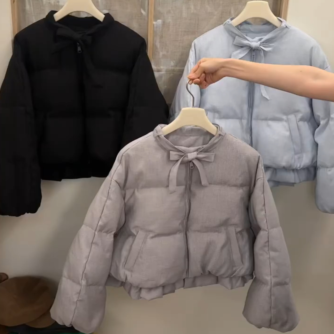 2025新款韩系超好看短款棉服外套