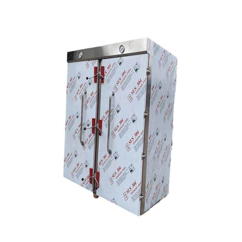 厂家商用不锈钢双门蒸箱蒸房大型推车式醒蒸一体蒸箱醒发室主机