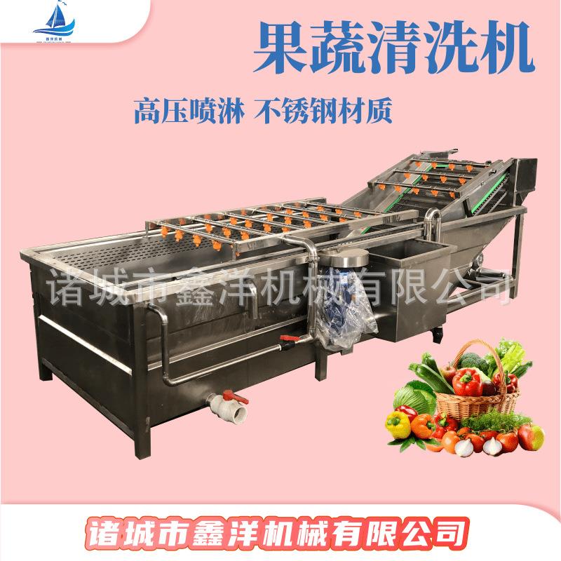 莴苣气泡清洗线银耳草菇清洗机不锈钢气泡清洗机设备