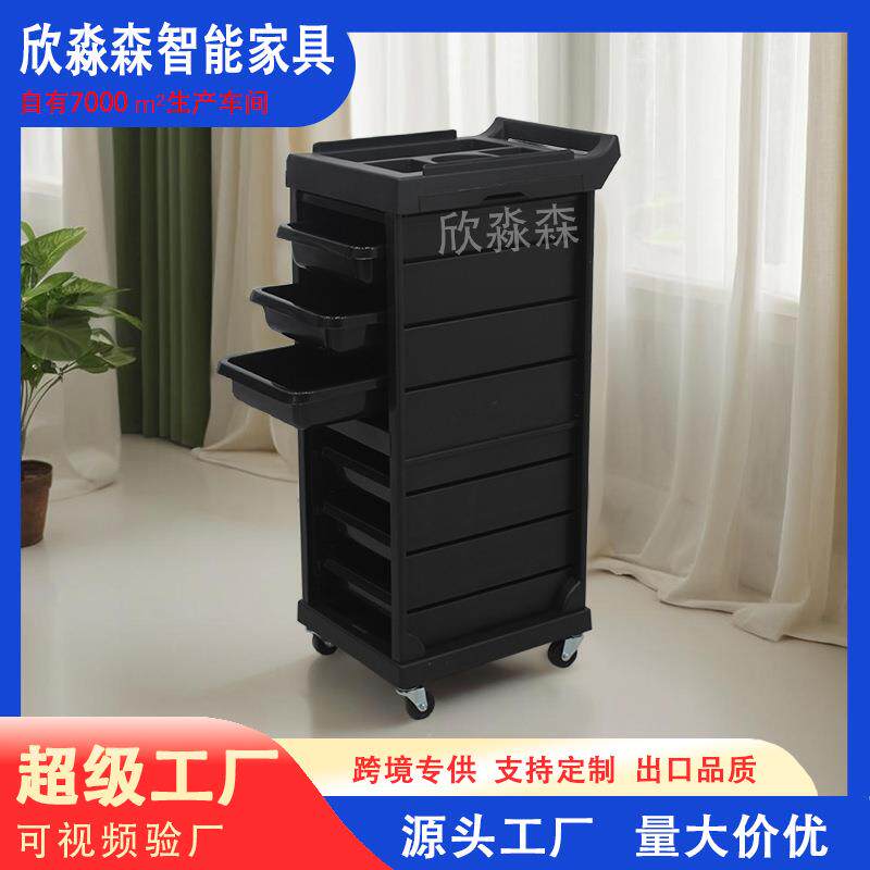 理发店工具柜小推车发廊美容推车烫染杠车美发工具推车收纳置物架