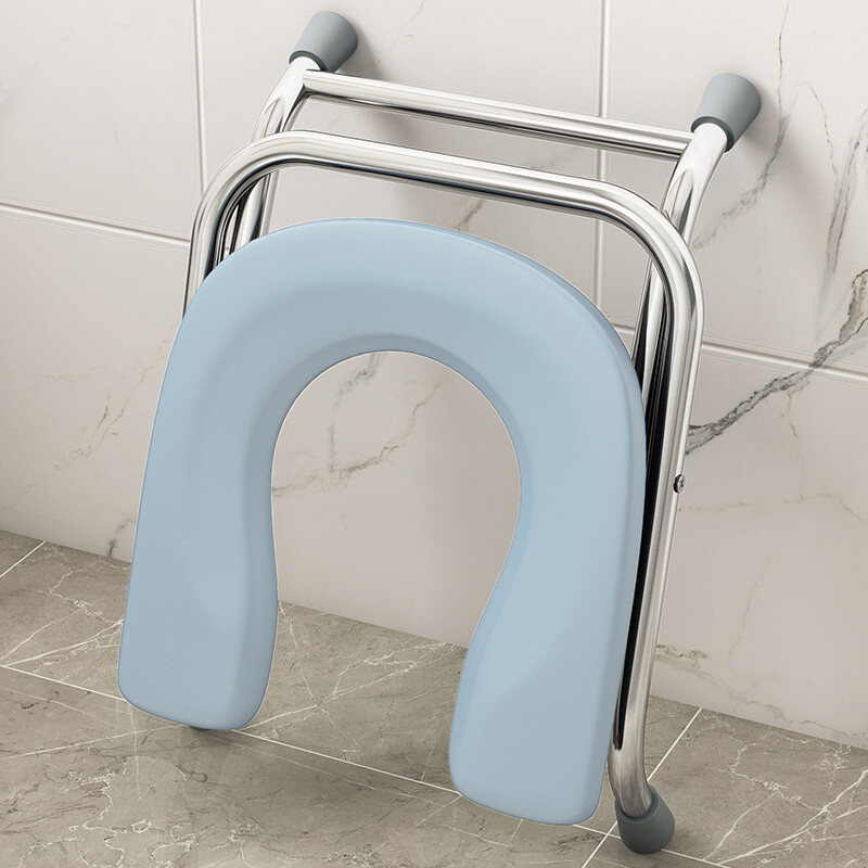 折叠孕妇不锈钢大便椅