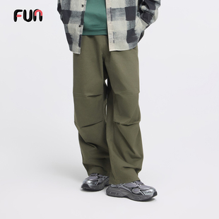 复古工装 Fun潮牌纯棉休闲长裤 美式 2025年秋冬新款 百搭 男士
