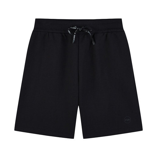 Fun潮牌运动短裤男款2025年夏季黑色百搭休闲五分裤宽松时尚裤子