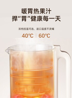 【国补15%】顺然榨汁机家用炸水果全自动加热小型迷你搅拌破壁机