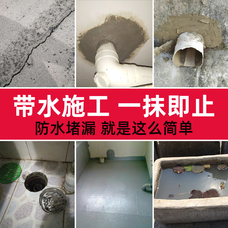 筑邦堵漏王水不漏速凝型卫生间室内屋顶裂缝补漏快干水泥快速止漏