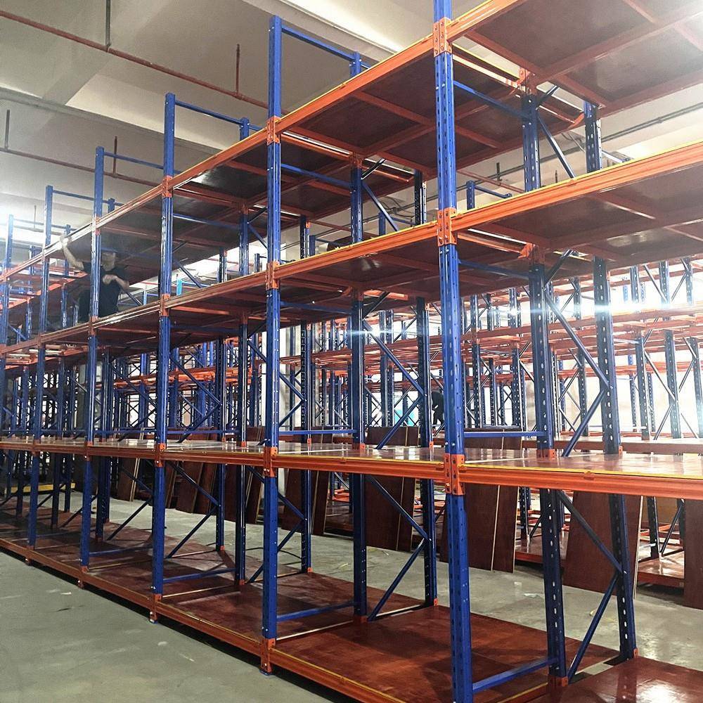 定制加厚仓储储物架工业横梁式货架仓库移动层板重型货架佛山厂