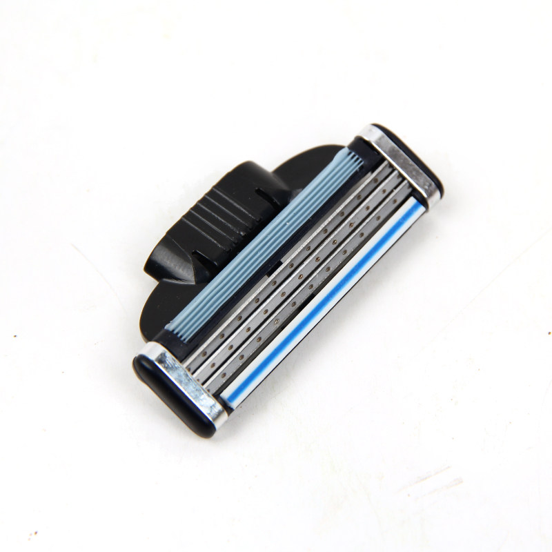 可与mach3适配三层刀片跟吉利风速3适用手动剃须刮胡刀头老式外尾