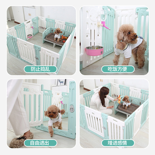室内中小型犬防越狱狗笼子幼犬产房 狗狗围栏小狗窝宠物用品栅栏式