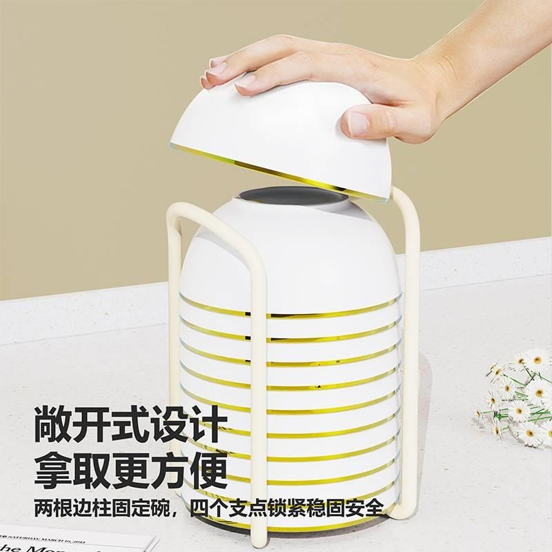 沥水碗碟架厨房置物架多功能饭碗收纳架家用台面可伸缩放盘碗架子