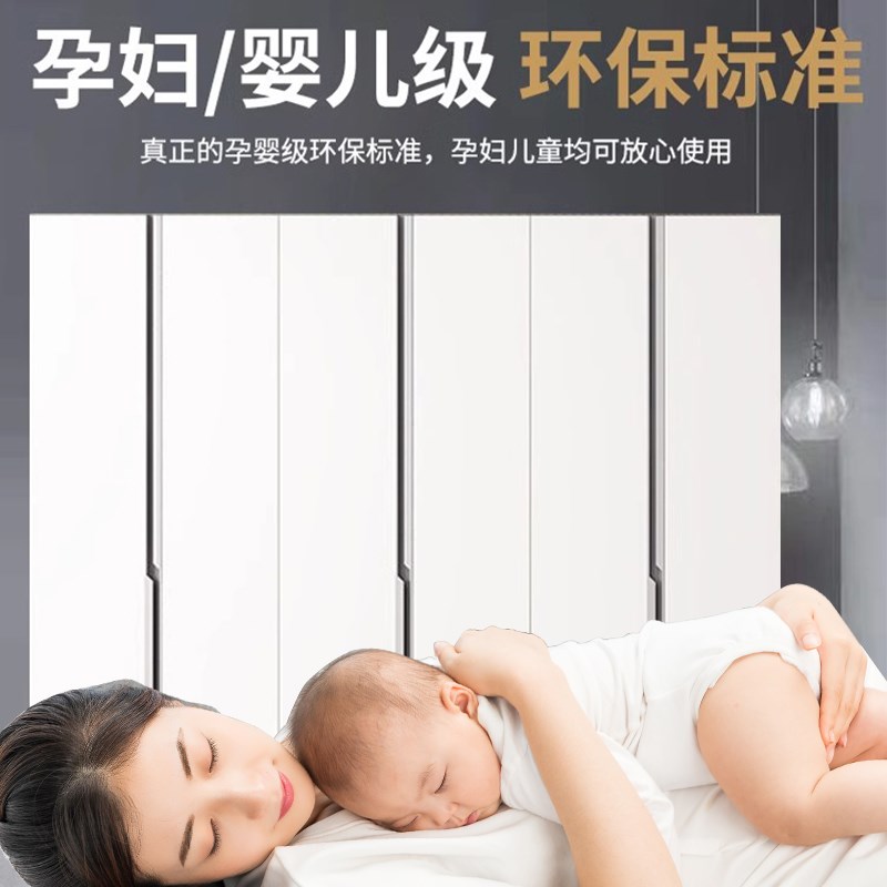 衣柜家用卧室出租房用实木质经济型简易组装儿童衣橱免安装大衣柜