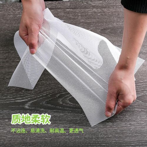 品质长方形硅胶垫蒸箱盘垫布蒸包子布沾蒸馒头垫