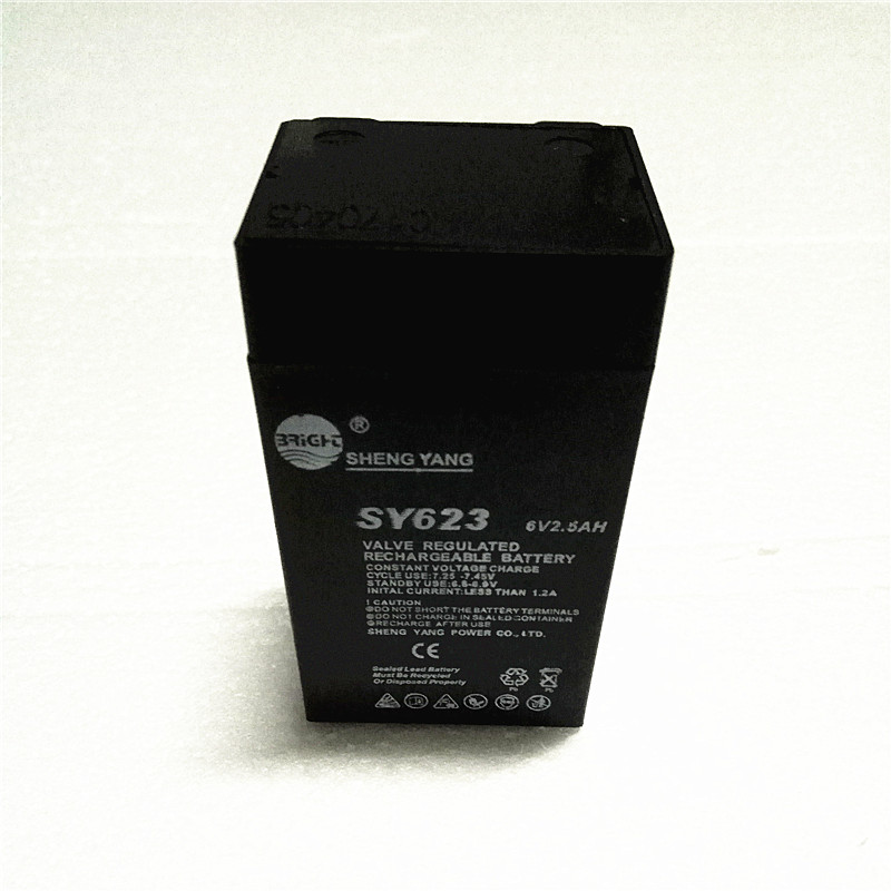 红钻电子秤电池6v2.3AH电子称天平电瓶SY623蓄电池充电浦春天平电