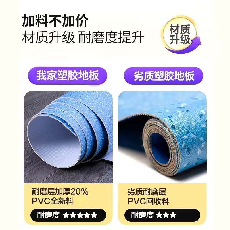 塑胶革加厚耐磨防水泥地直接铺商用防滑工厂车间地胶地垫