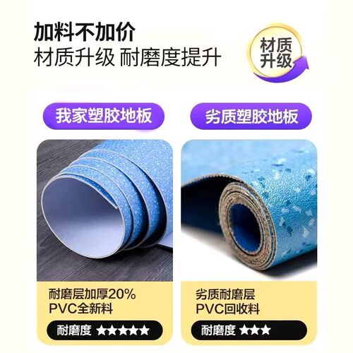 塑胶革加厚耐磨防水泥地直接铺商用防滑工厂车间地胶地垫