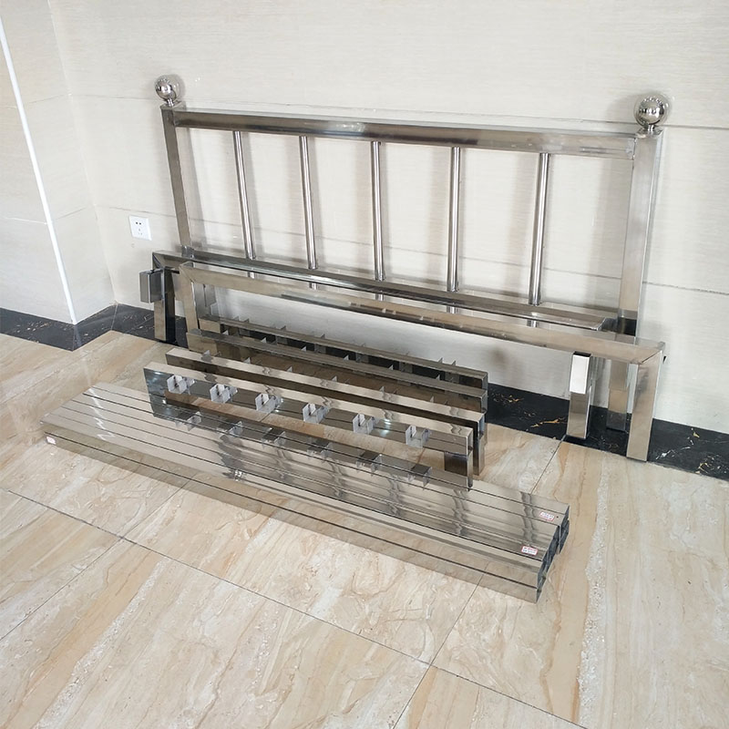 环保0不锈钢床人床1.2米1.米铁艺床米架子床宿舍订制