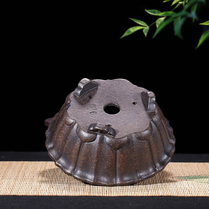 宜兴紫砂花盆多肉菖蒲盆景花盆松柏榕树块根榕树黄杨小品盆栽花盆