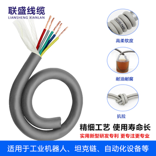 超拖链电缆多心护线        联盛