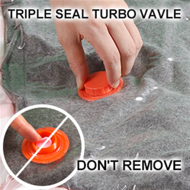 真空压缩袋装被子家用衣物包装收纳袋抽空气袋子六件礼盒装加手泵