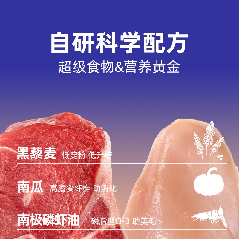 布兰德营养学加全价体态控制猫粮生骨肉高蛋白无谷冻干成猫粮猫咪
