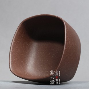 宜兴原矿紫玉金砂紫砂杯太湖石主人杯单杯大容量茶杯精品品茗杯