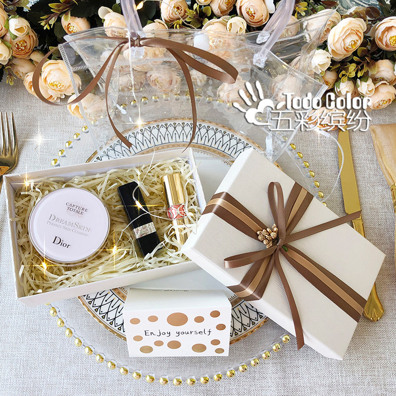 精致化妆品礼物盒 丝巾包装生日礼品礼盒空 长方形高档小盒子空盒