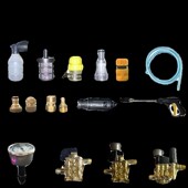 家用220v便携式 洗车机高压水枪铜进出水快接万能专用配件大全