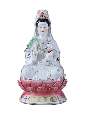陶瓷送子观音佛像观世音菩萨神像包邮