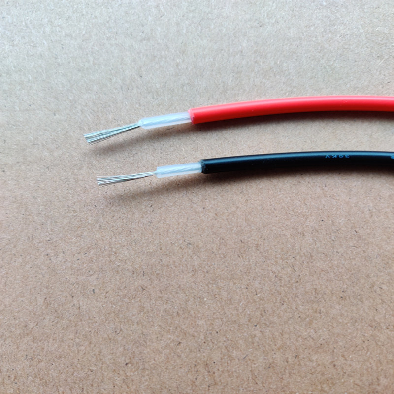 无烟烧烤车烤炉油烟净化器配件高压线黑色红色连接线延长线耐高温