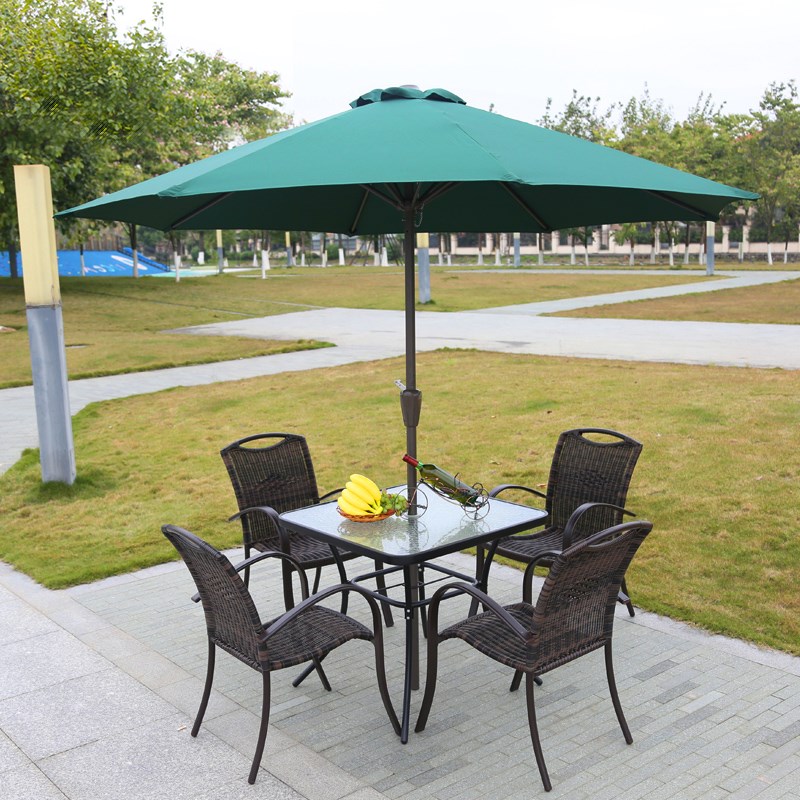 远茂阳台茶桌椅组合小户型网红别墅户外桌椅庭院露天室外藤椅组合