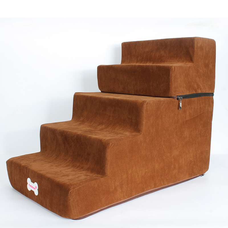 宠物狗狗楼梯爬梯海绵台阶上床爬梯子中小型犬垫子上下床梯可定制